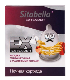 Стимулирующая насадка Sitabella Extender  Ночная коррида  фото в интим магазине Love Boat