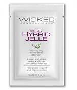 Гель-лубрикант на водно-силиконовой основе Simply Hybrid Jelle - 3 мл. фото в интим магазине Love Boat