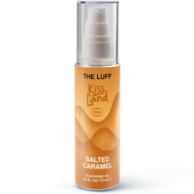 Съедобное массажное масло Kiss Land Salted Caramel - 75 мл. фото в интим магазине Love Boat