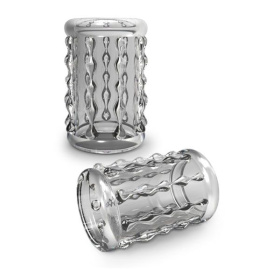 Прозрачная насадка с бороздками STAY HARD COCK SLEEVE 04 CLEAR фото в интим магазине Love Boat