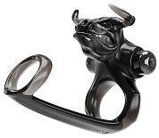 Дымчатая стимулирующая насадка на член Bull Warrior фото в интим магазине Love Boat