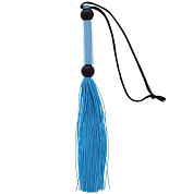 
Голубая мини-плеть из силикона и акрила SILICONE FLOGGER WHIP - 25,6 см. фото в интим магазине Love Boat