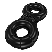 Чёрное эрекционное виброкольцо Eight фото в интим магазине Love Boat