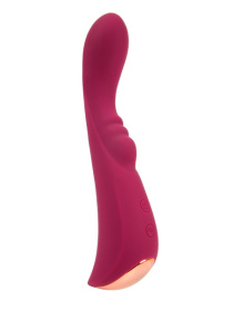 Малиновый вибратор для G-стимуляции - 19,1 см. фото в секс шопе Love Boat
