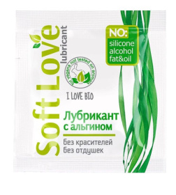 Саше лубриканта на водной основе Soft Love - 3 гр. фото в интим магазине Love Boat