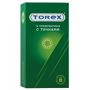 Текстурированные презервативы Torex  С точками  - 12 шт. фото в интим магазине Love Boat