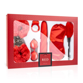 Эротический набор I Love Red Couples Box фото в интим магазине Love Boat