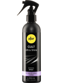 Спрей для ухода за одеждой из латекса pjur CULT Ultra Shine - 250 мл. фото в интим магазине Love Boat