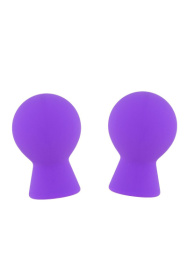 Фиолетовые присоски для груди LIT-UP NIPPLE SUCKERS SMALL PURPLE фото в интим магазине Love Boat