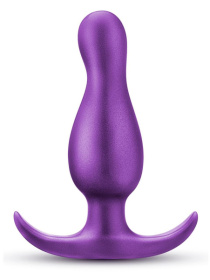Фиолетовая анальная пробка The Quantum Plug - 8,9 см. фото в интим магазине Love Boat
