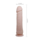 Телесный вибратор с присоской The Big Penis - 26 см.