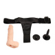 Женский страпон Sensual Comfort Strap-On - 15 см.