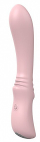 Розовый гладкий вибратор FLEXIBLE SWEETHEART - 12 см. фото в секс шопе Love Boat