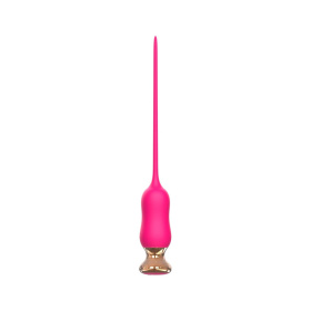 
Розовый тонкий стимулятор Nipple Vibrator - 23 см. фото в интим магазине Love Boat