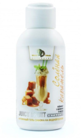 Интимный гель-смазка JUICY FRUIT с ароматом солёной карамели - 100 мл. фото в интим магазине Love Boat
