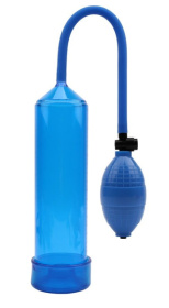 Голубая вакуумная помпа для мужчин MAX VERSION фото в интим магазине Love Boat