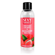 Массажное масло Sexy Sweet Nectar Lychee с феромонами и ароматом личи - 75 мл. фото в интим магазине Love Boat