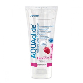 Гель-лубрикант на водной основе AQUAglide с ароматом малины - 100 мл. фото в интим магазине Love Boat
