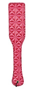 
Розовый пэддл с геометрическим рисунком - 32 см. фото в интим магазине Love Boat
