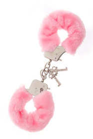 
Металлические наручники с розовой меховой опушкой Metal Handcuffs With Plush фото в интим магазине Love Boat