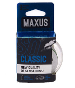 Классические презервативы в пластиковом кейсе MAXUS AIR Classic - 3 шт. фото в интим магазине Love Boat
