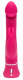 Розовый вибратор-кролик Realistic Dual Density Rechargeable Rabbit Vibrator - 25,5 см.