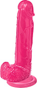 Розовый реалистичный фаллоимитатор Mr. Bold L - 18,5 см. фото в интим магазине Love Boat