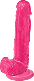 Розовый реалистичный фаллоимитатор Mr. Bold L - 18,5 см. фото в интим магазине Love Boat