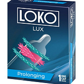 Стимулирующая насадка на пенис LOKO LUX с продлевающим эффектом