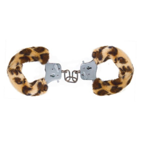 
Наручники с леопардовым мехом Furry Fun Cuffs Leopard фото в интим магазине Love Boat