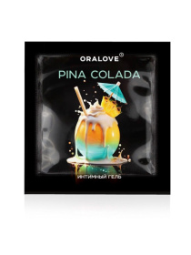 Саше съедобной оральной смазки OraLove с ароматом пина колада - 3 гр. фото в интим магазине Love Boat