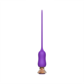 
Фиолетовый тонкий стимулятор Nipple Vibrator - 23 см. фото в интим магазине Love Boat
