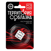 Неоновый кубик «Территория соблазна. Наслаждение для неё» фото в интим магазине Love Boat