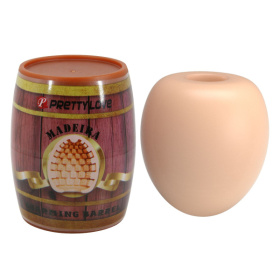 Мастурбатор в футляре-бочке Charming Barrel Madeira фото в интим магазине Love Boat