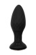 Черная анальная вибровтулка Tucana с ротацией и управлением через приложение - 12 см.