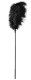 Стек с большим чёрным пером Large Feather Tickler - 65 см.