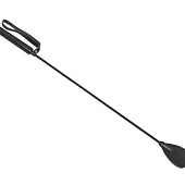 Чёрный стек с шлепком-сердечком - 60 см.