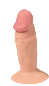 Анальный фаллоимитатор MINI SHINY SHANK OPAL 5 DONG FLESH - 12,7 см. фото в интим магазине Love Boat