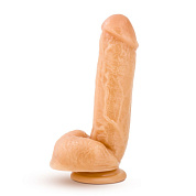 Телесный фаллоимитатор Hung Rider Trigger - 21,6 см. фото в интим магазине Love Boat