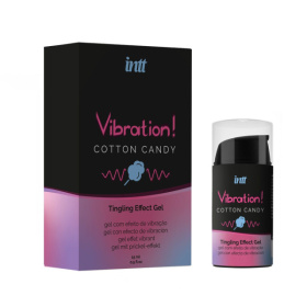 Жидкий вибратор Vibration Cotton Candy с ароматом сахарной ваты - 15 мл. фото в интим магазине Love Boat