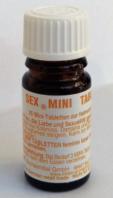 Возбуждающие таблетки для женщин Sex-Mini-Tabletten feminin - 30 таблеток (100 мг.) фото в интим магазине Love Boat