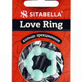 Цветное эрекционное кольцо с 5 бусинами Love Ring