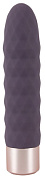 Фиолетовый мини-вибратор Elegant Diamond Vibe - 15 см. фото в секс шопе Love Boat