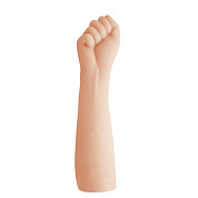 Телесный стимулятор в виде руки со сжатыми в кулак пальцами - 36 см. фото в интим магазине Love Boat