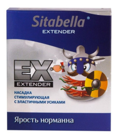 Стимулирующая насадка Sitabella Extender  Ярость норманна  фото в интим магазине Love Boat