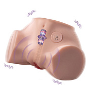 Телесный вибромастурбатор-полуторс Fennie