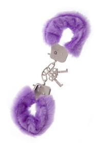 
Фиолетовые меховые наручники METAL HANDCUFF WITH PLUSH LAVENDER фото в интим магазине Love Boat