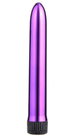 Фиолетовый классический вибратор - 18 см. фото в секс шопе Love Boat