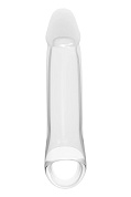 Прозрачная насадка-удлинитель 6.6’’ Extender With Ball Strap - 17,3 см. фото в интим магазине Love Boat