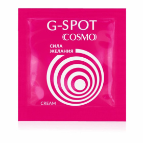 Стимулирующий интимный крем для женщин Cosmo G-spot - 2 гр. фото в интим магазине Love Boat